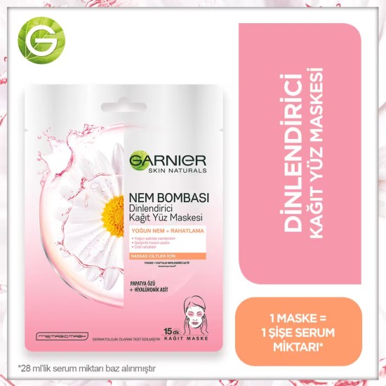GARNIER YUZ MASKESI PAPATYA 28 GR