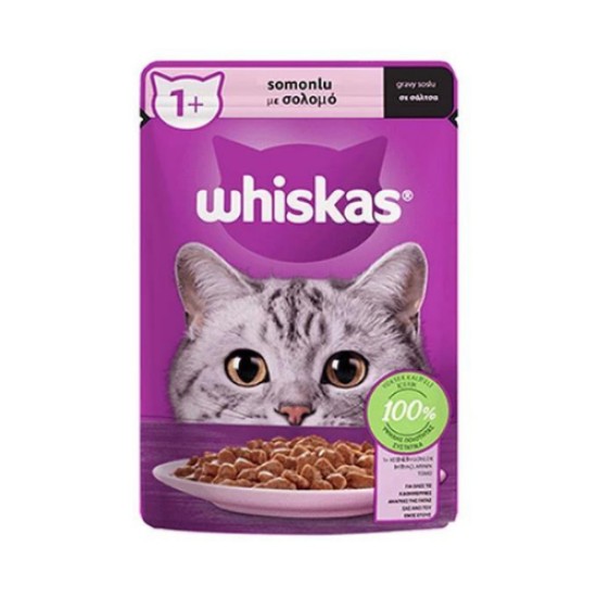 WHISKAS POUCH SOMONLU 85 GR