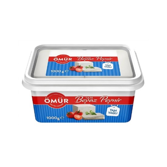 OMUR TAM YAGLI TAZE BEYAZ PEYNIR 1 KG