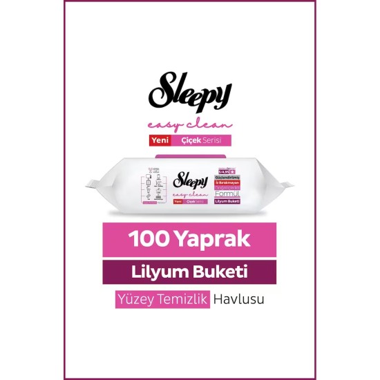 SLEEPY SURFACE TOWEL LILYUM 100 LOT