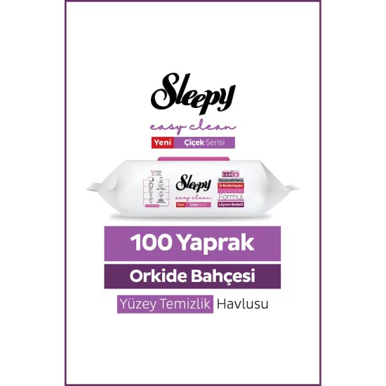 SLEEPY YUZEY TEMIZLEME HAVLUSU ORKIDE BAHCESI 100 LU
