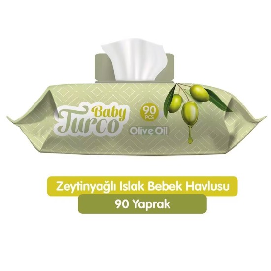 BABY TURCO DOGADAN ISLAK BEBEK HAVLUSU 90LI