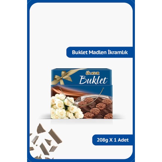ULKER BUKLET SUTLU CIK. MAVI 6 x 208 Gr.