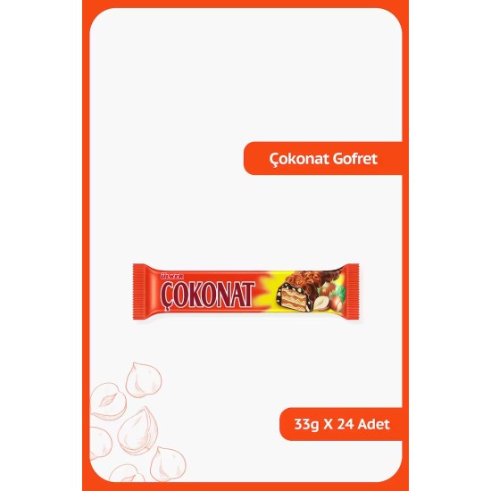 ULKER COKONAT FINDIKLI GOFRET 33 GR