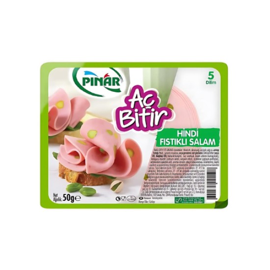 PINAR AC BITIR HINDI FISTIKLI SALAM 50 GR