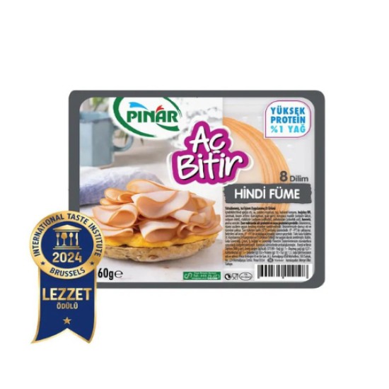 PINAR AC BITIR HINDI FUME 8 DILIM 60 GR.
