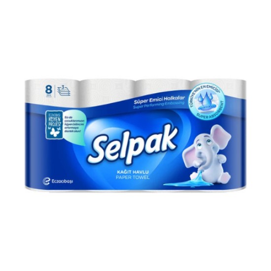 SELPAK TOWEL 8 PIECES