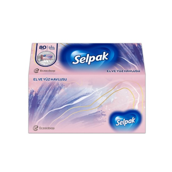 SELPAK EL VE YUZ HAVLUSU 80 ADET