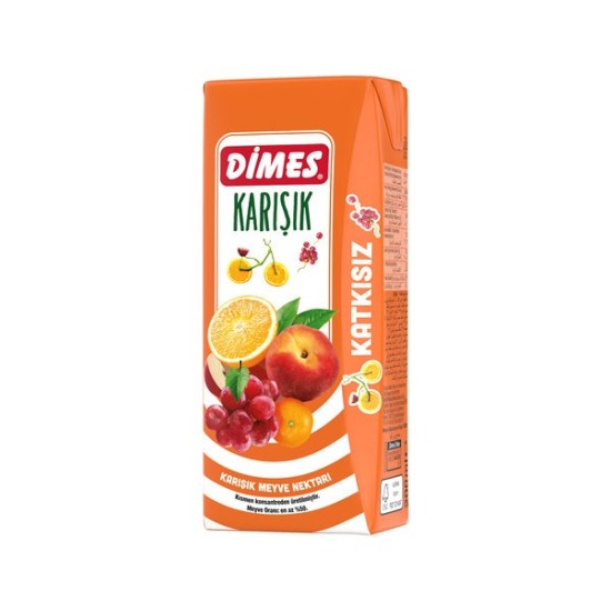 DIMES GLASS MIXED FRUIT NECTAR 250 ML