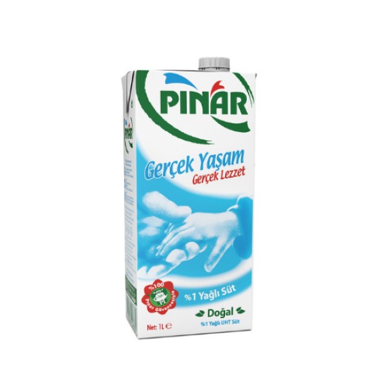 PINAR %1 YAGLI SUT 1 LT