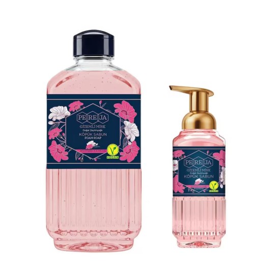 PERAJA FOAM SOAP MYSTERIOUS MUSK ADVANTAGE PACK 500 ML+1500 ML