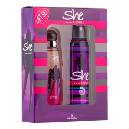 SHE PERFUME + DEO SET