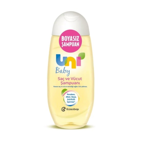 UNI BABY SAC VE VUCUT SAMPUANI 200 ML