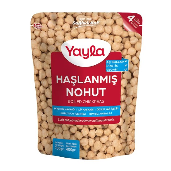YAYLA BOILED CHICKPEAS 700 GR