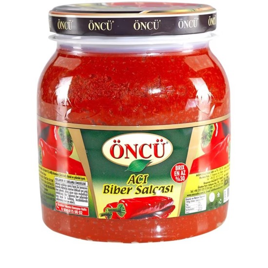 ONCU HOT PEPPER PASTE 1650 Gr.