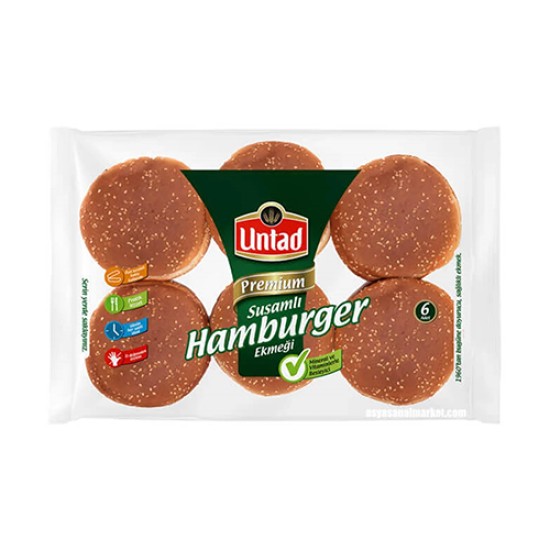 UNTAD PREMIUM SUSAMLI HAMBURGER EKMEGI 510 GR
