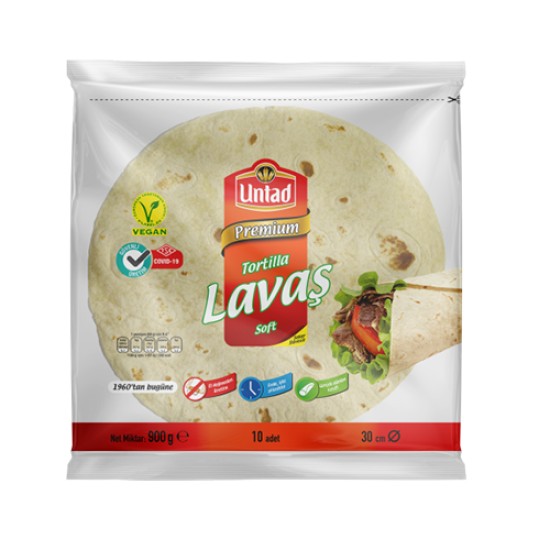 UNTAD PREMIUM TORTILLA LAVAS 30 CM 10 ADET