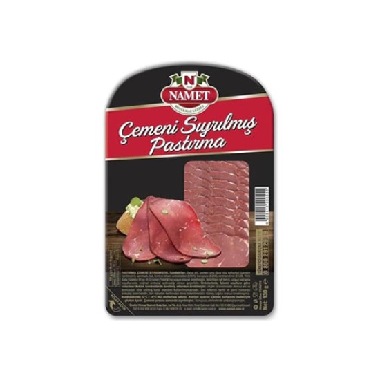 NAMET CEMENI SIYRILMIS DANA PASTIRMA 110 GR