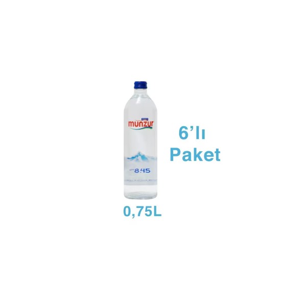 MUNZUR SU CAM SISE 0,75 LT