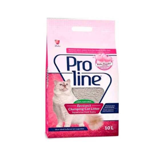 PRO LINE BEBEK PUDRA KOKULU KEDI KUMU 10 LT