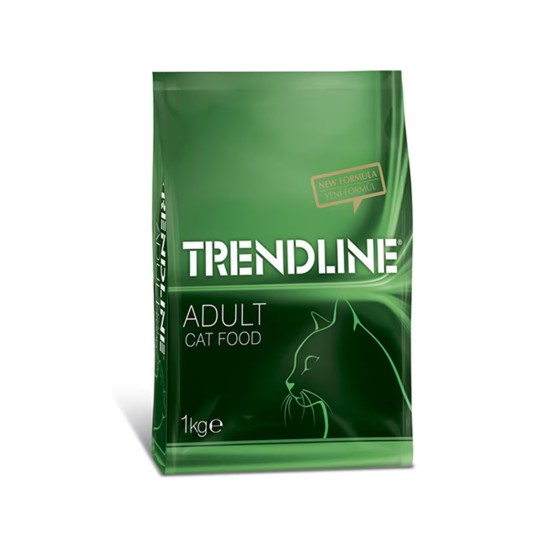 TRENDLINE TAVUKLU YETISKIN KEDI MAMASI 1 KG.
