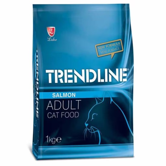 TRENDLINE SOMON BALIKLI YETISKIN KEDI MAMASI 1 KG.