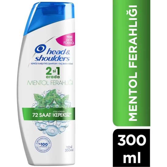 HEAD & SHOULDERS SAMPOO 2 IN 1 MENTHOL REFRESHMENT 300 ML
