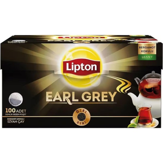 LIPTON DEMLIK POSET EARL GREY 320 GR 16 X 100 LÜ