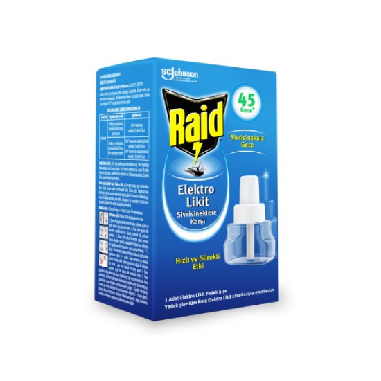 RAID ELEKTRO LIKIT YEDEK 45 GECE