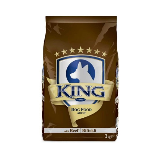 KING KURU KOPEK MAMASI BIFTEKLI 3 KG 