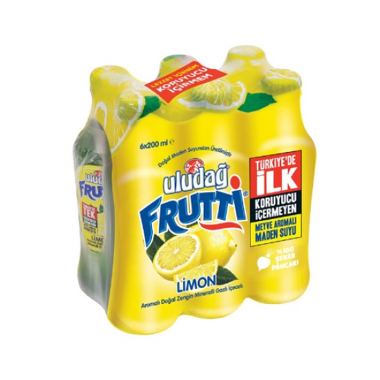 ULUDAG FRUTTI LIMON 6 X 200 ML