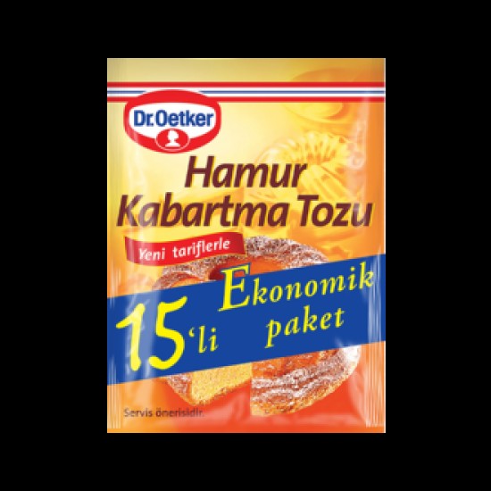 DR. OETKER HAMUR KABARTMA TOZU  5 x 10 GR.