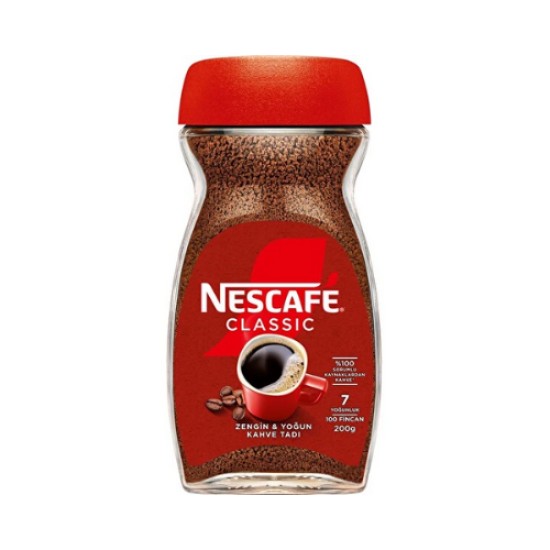 NESCAFE CLASSIC KAVANOZ 200 GR