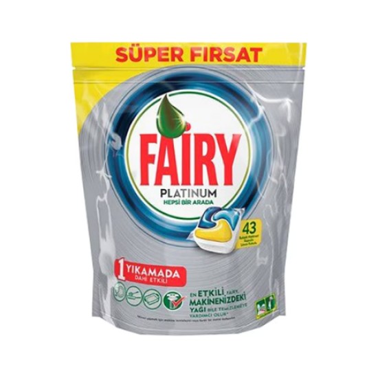 FAIRY PLATINUM BULASIK MAKINASI TABLET 43 LU