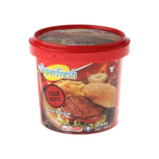 SUPERFRESH HAMBURGER KOFTE 540 GR