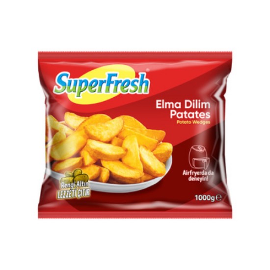SUPERFRESH PATATES ELMA DILIMLI 1 KG