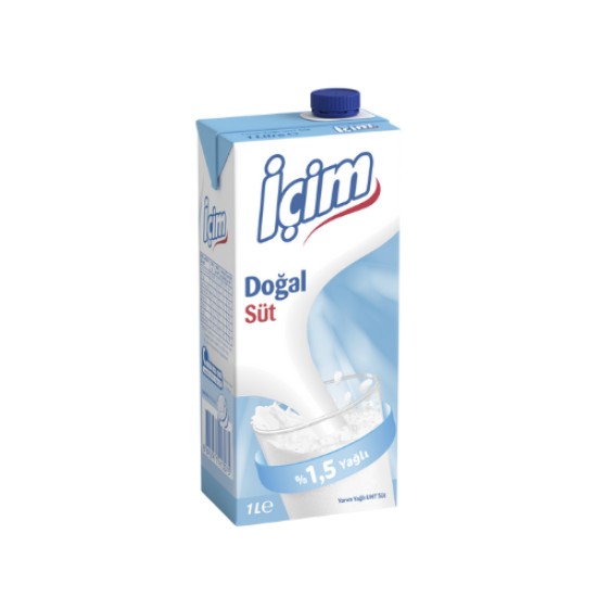 ICIM SUT YARIM YAGLI 1 LT  1.5 YAGLI