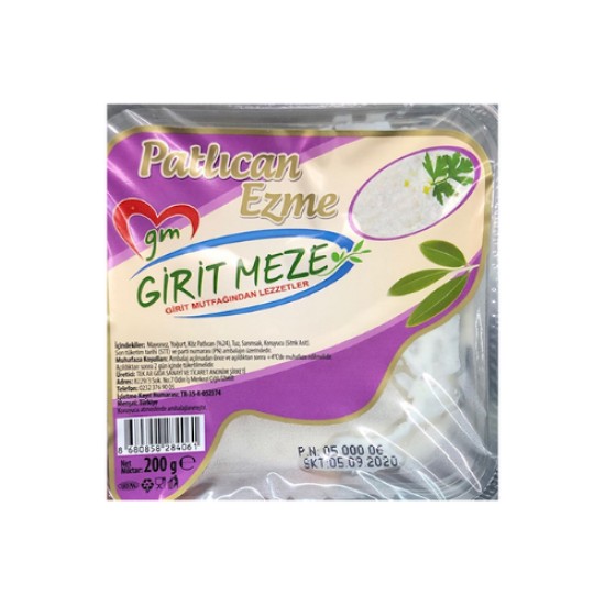 GIRIT MEZE PATLICAN EZME 200GR