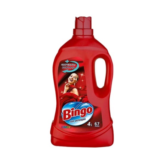 BINGO MAT.RENKLI SIVI DET.67 YIKAMA  4000ML