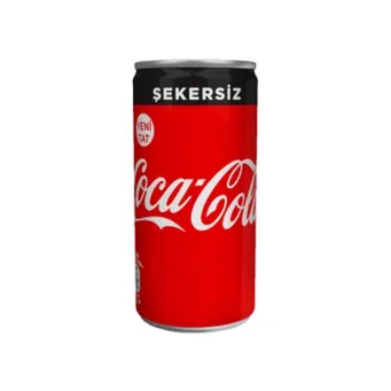 COCA COLA ZERO KUTU  200 ML.