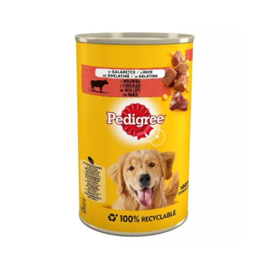 PEDIGREE SIGIR ETLI KÖPEK KONSERVESI 24 X 400 GR