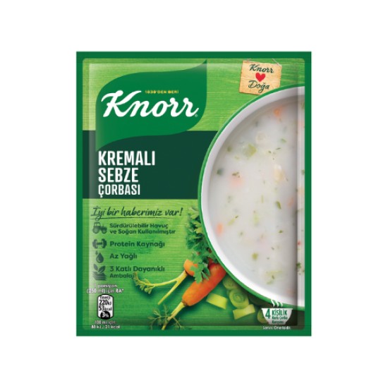 KNORR CORBA KREMALI SEBZE 60 Gr.