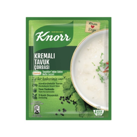 KNORR CORBA KREMALI TAVUK 61 GR