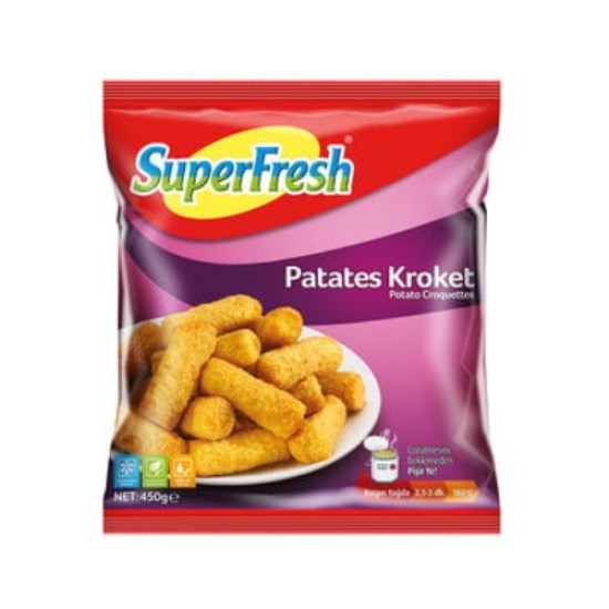 SUPERFRESH PATATES KROKET 450 GR.