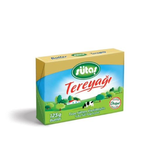 SUTAS PASTÖRIZE TEREYAGI 34 X 125GR