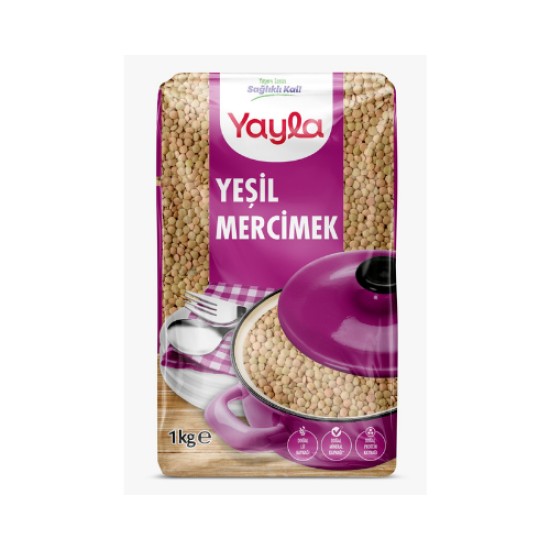 YAYLA YESIL MERCIMEK  1KG