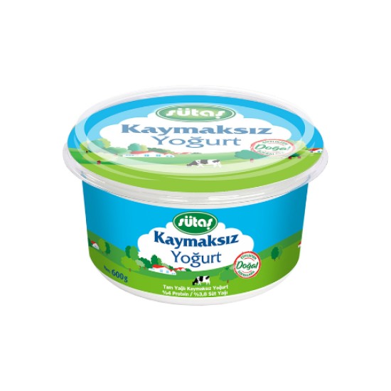 SUTAS KAYMAKSIZ YOGURT 600 GR