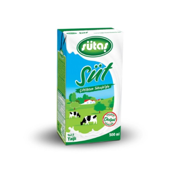 SUTAS UHT SÜT 1 X 500 ML