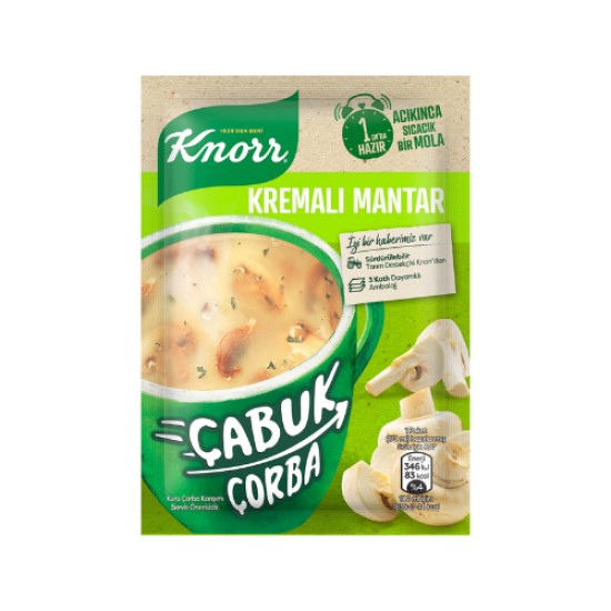 KNORR CORBA KREMALI MANTAR 19 Gr.