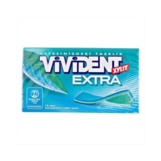 VIVIDENT EXTRA MENTOL NANE CÜZDAN  26GR